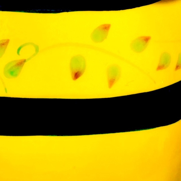 Vintage LTD Hand Painted Floral Vase With Lid - Picture 3 of 6